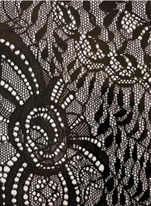 Cha Cha Coca color Lace Fabric Swatch